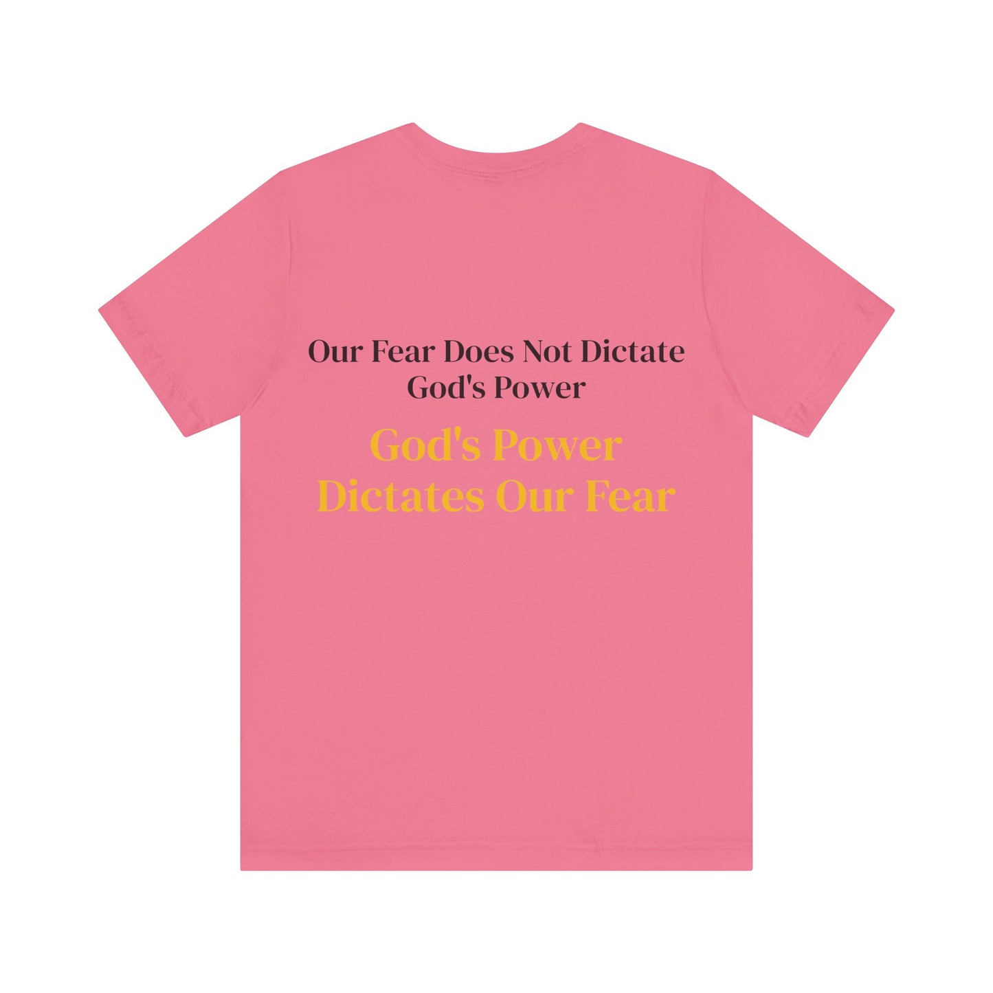 Yellow God's Power Unisex Jersey Short Sleeve Tee