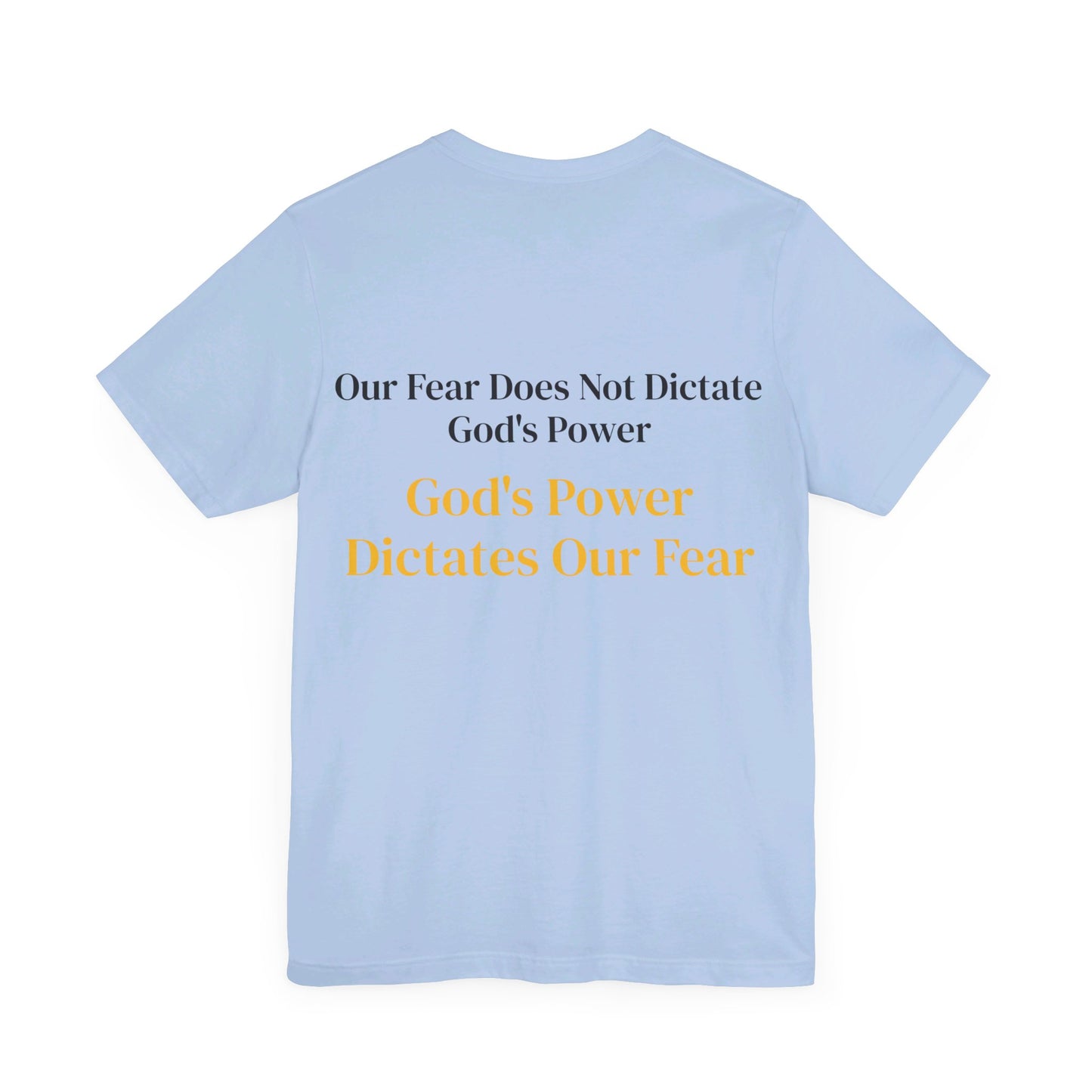 Yellow God's Power Unisex Jersey Short Sleeve Tee