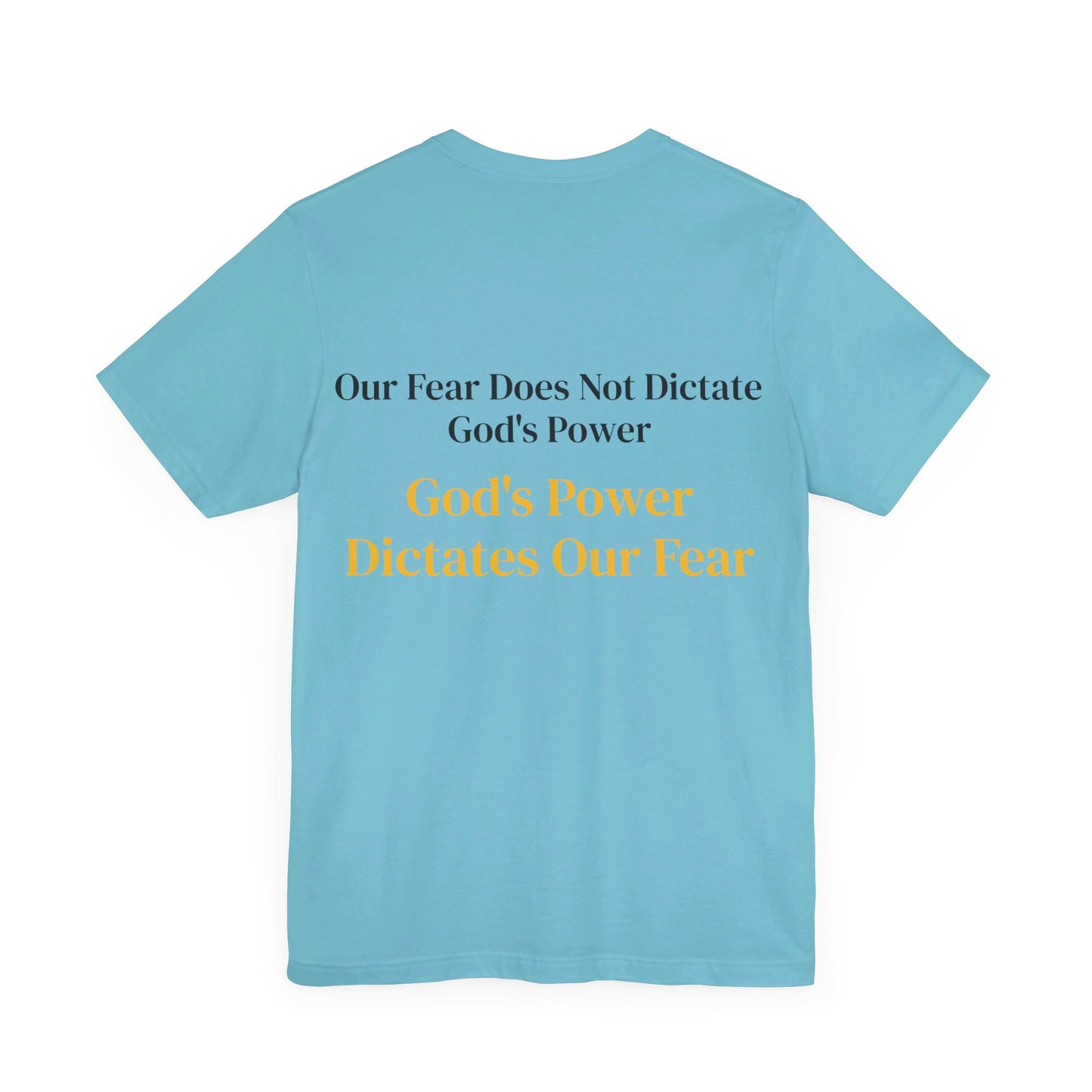 Yellow God's Power Unisex Jersey Short Sleeve Tee