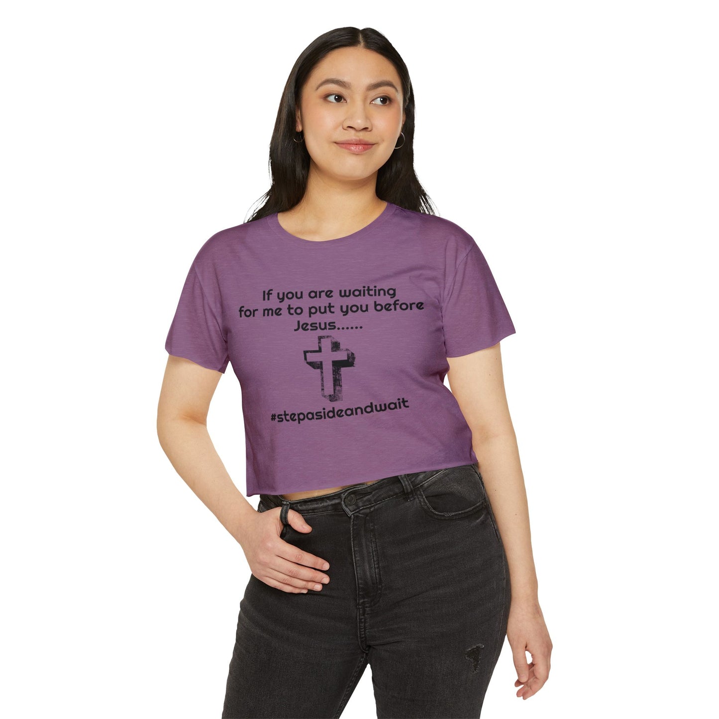 Women’s You Before Jesus Crop Top