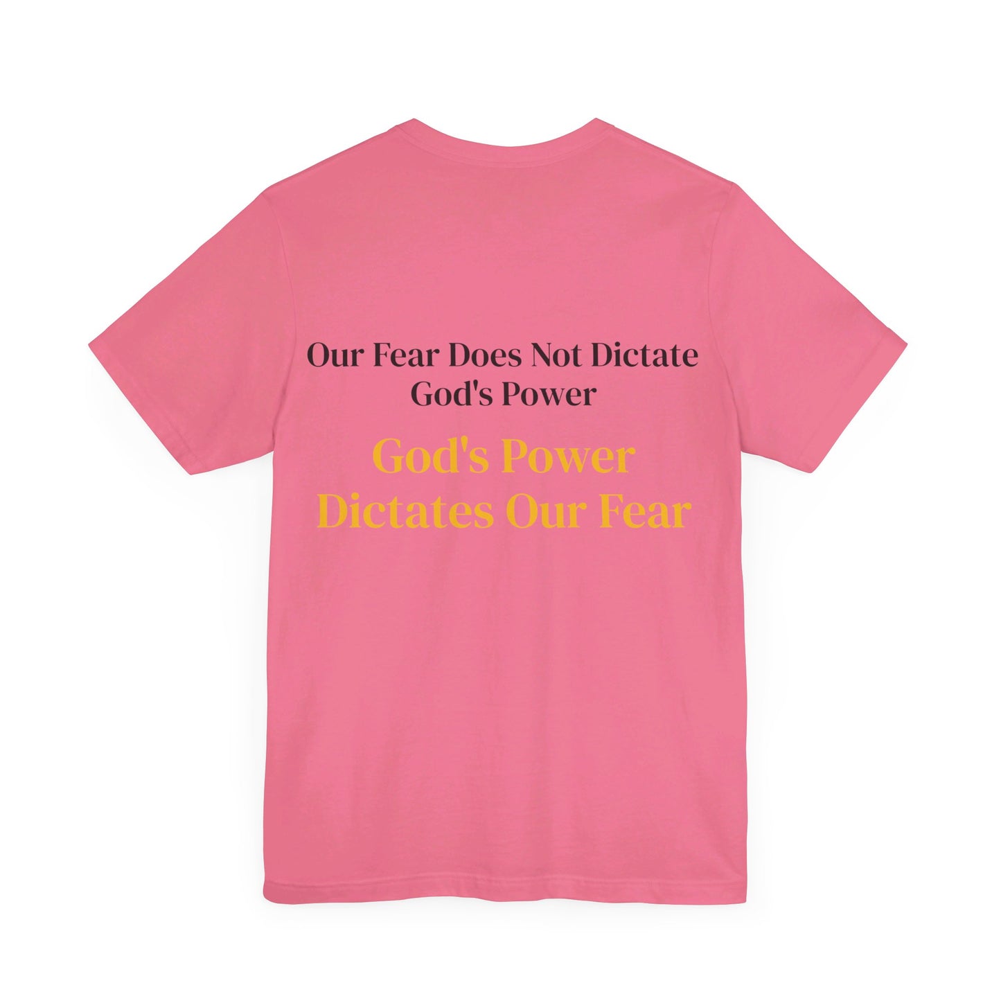 Yellow God's Power Unisex Jersey Short Sleeve Tee