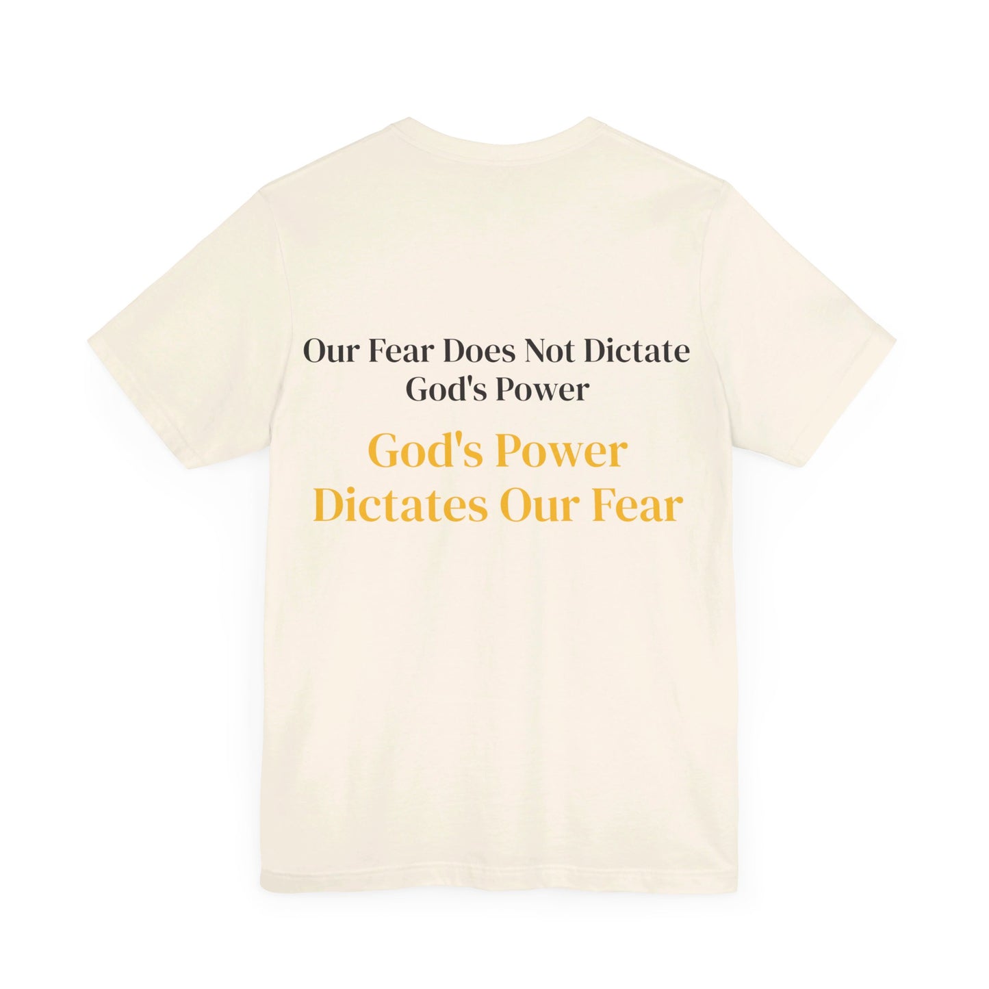 Yellow God's Power Unisex Jersey Short Sleeve Tee