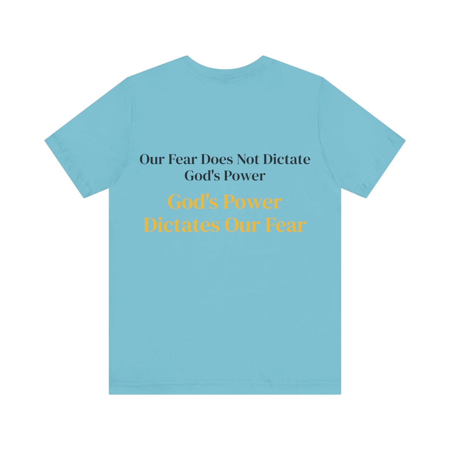 Yellow God's Power Unisex Jersey Short Sleeve Tee