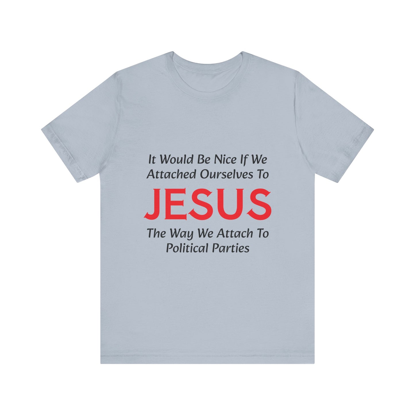 Attached To Jesus Unisex Jersey Short Sleeve Tee