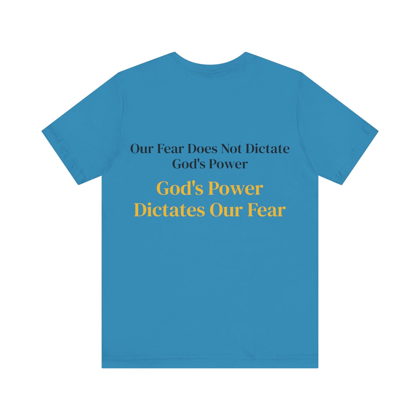 Yellow God's Power Unisex Jersey Short Sleeve Tee