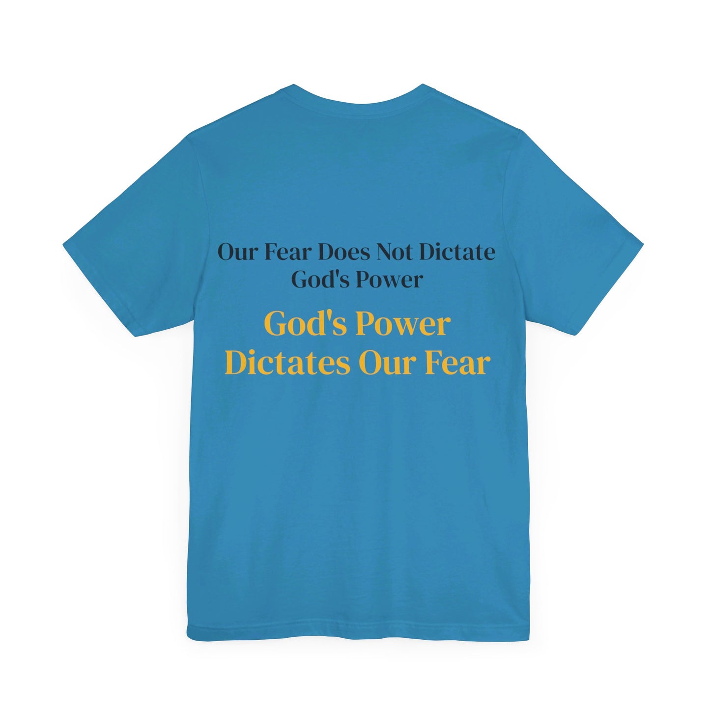 Yellow God's Power Unisex Jersey Short Sleeve Tee