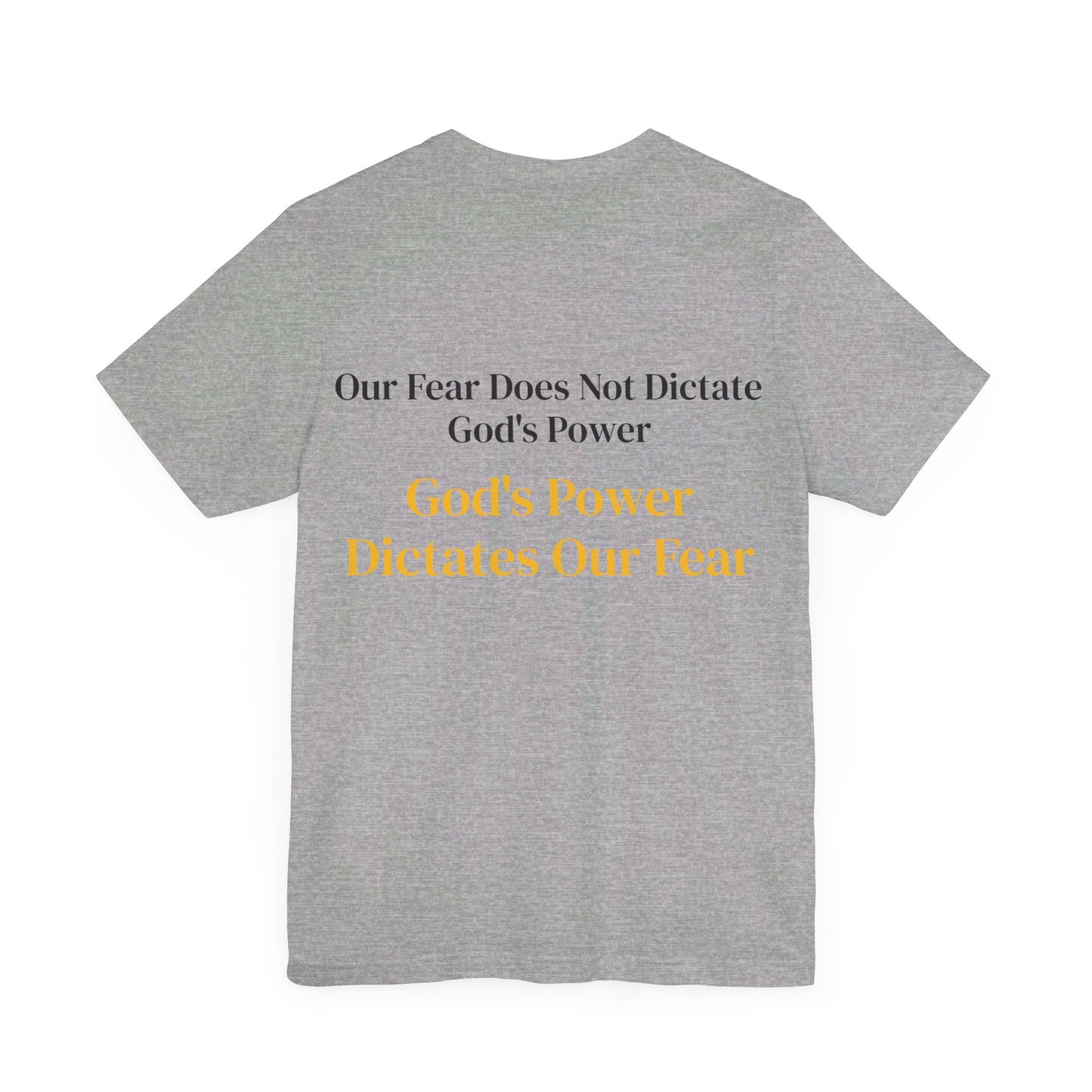 Yellow God's Power Unisex Jersey Short Sleeve Tee