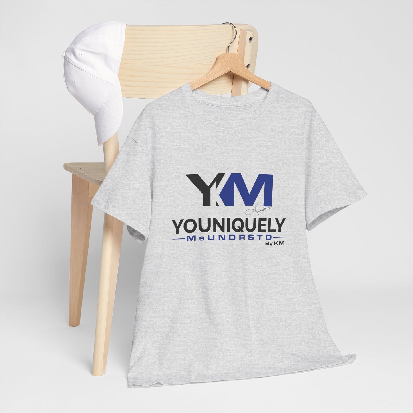 Blue Black YM Logo Unisex Tee