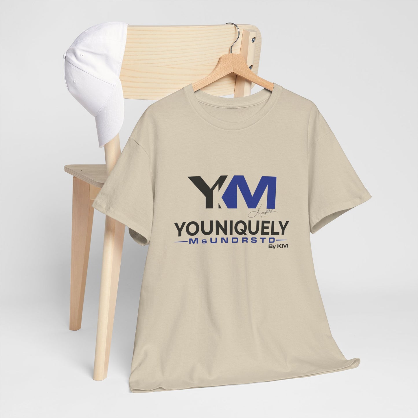 Blue Black YM Logo Unisex Tee
