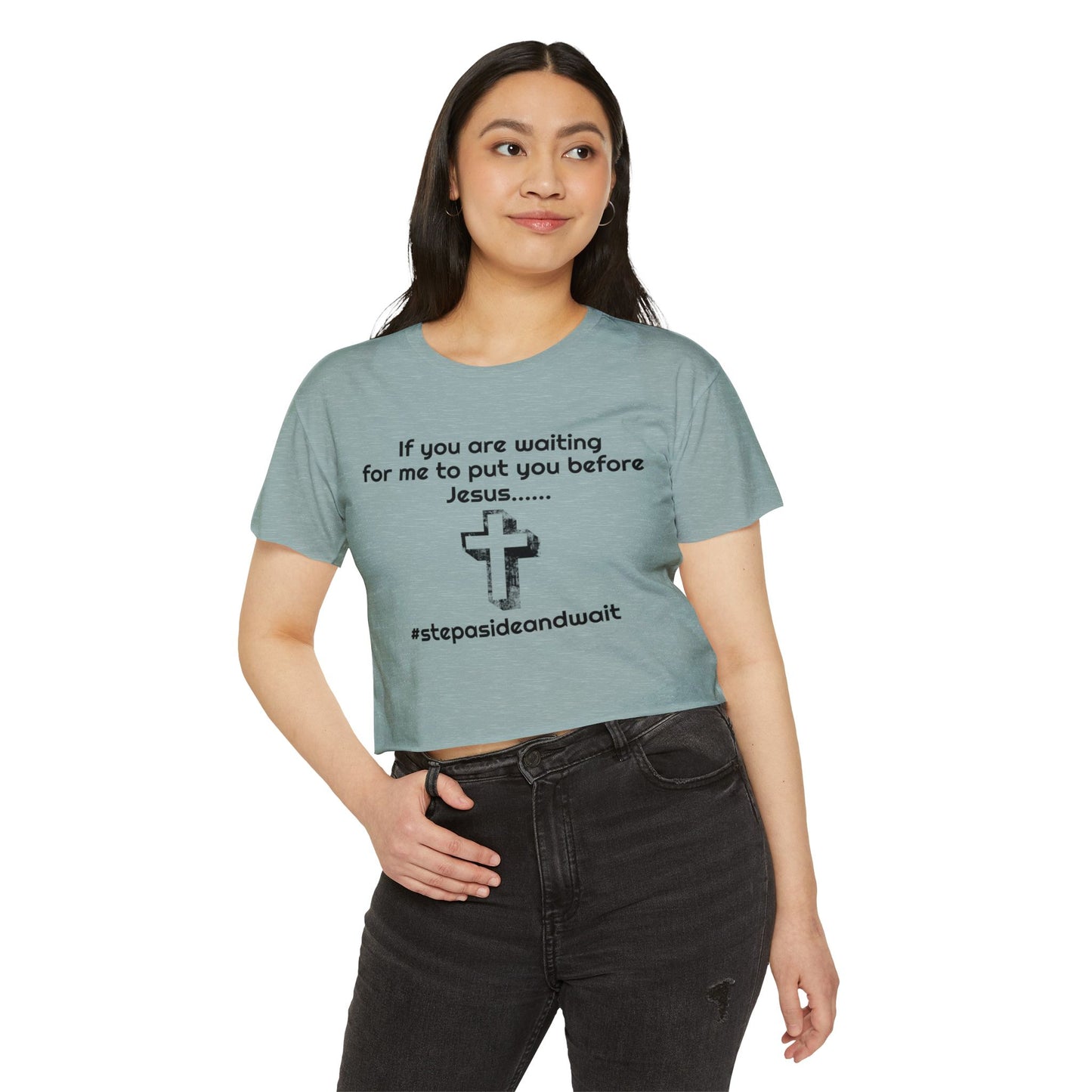 Women’s You Before Jesus Crop Top