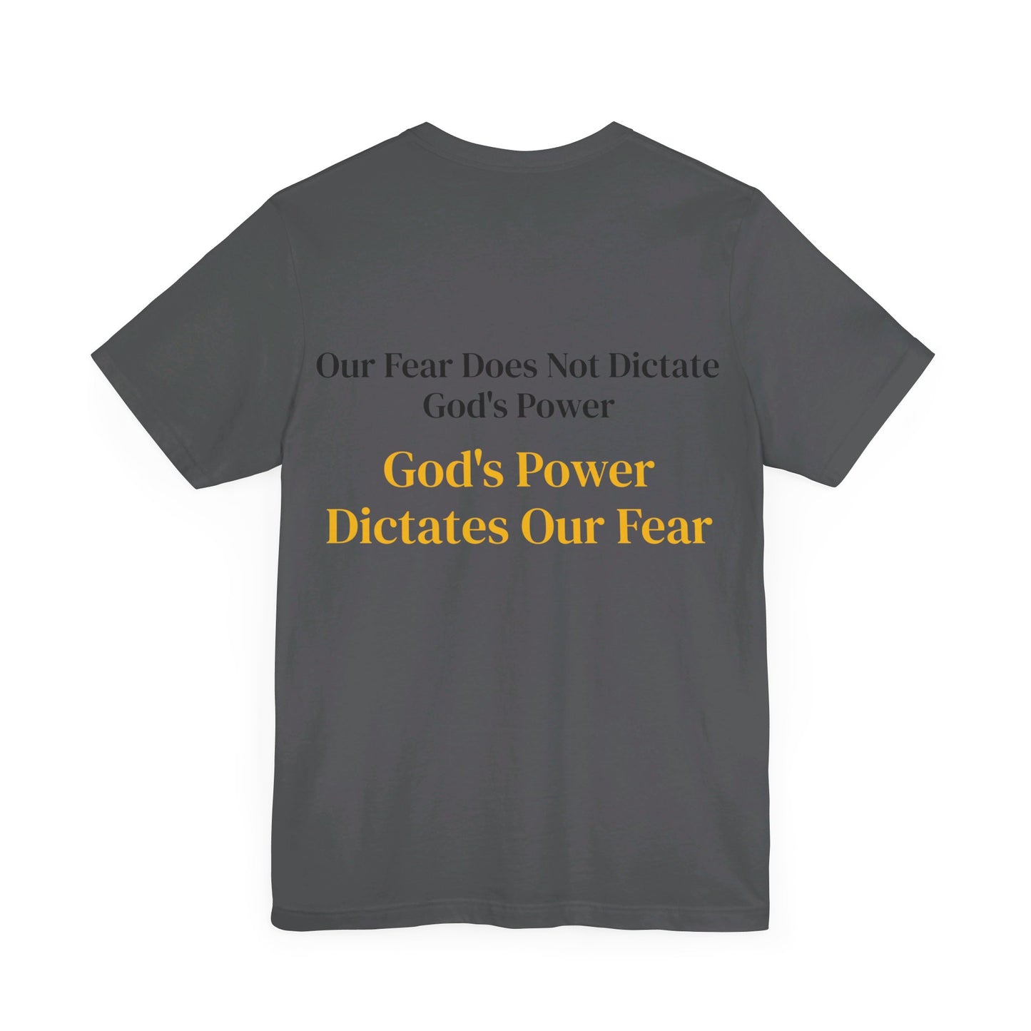 Yellow God's Power Unisex Jersey Short Sleeve Tee