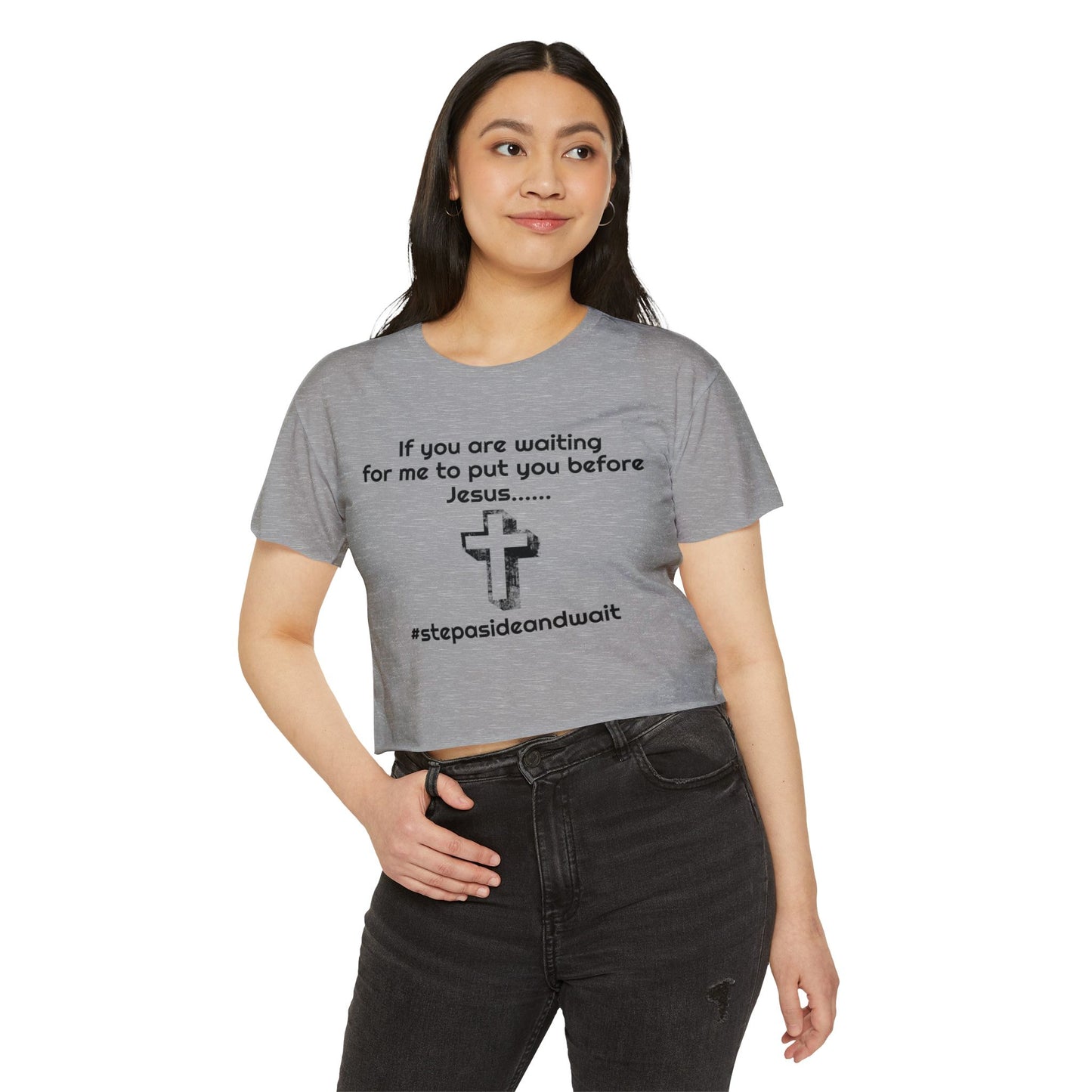 Women’s You Before Jesus Crop Top