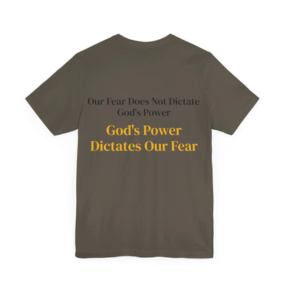 Yellow God's Power Unisex Jersey Short Sleeve Tee