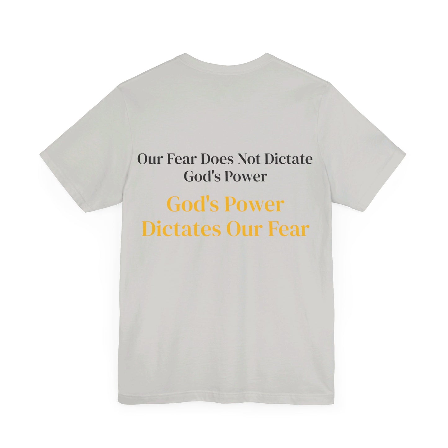 Yellow God's Power Unisex Jersey Short Sleeve Tee