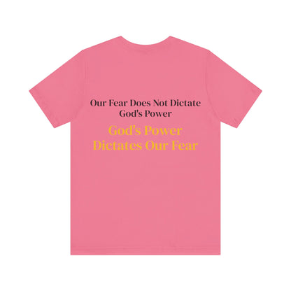 Yellow God's Power Unisex Jersey Short Sleeve Tee