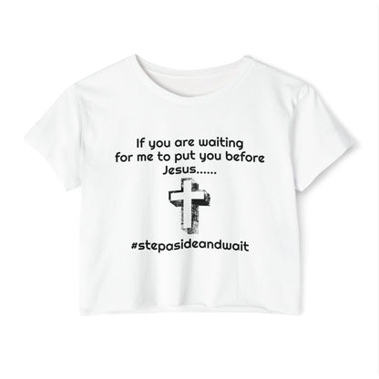 Women’s You Before Jesus Crop Top