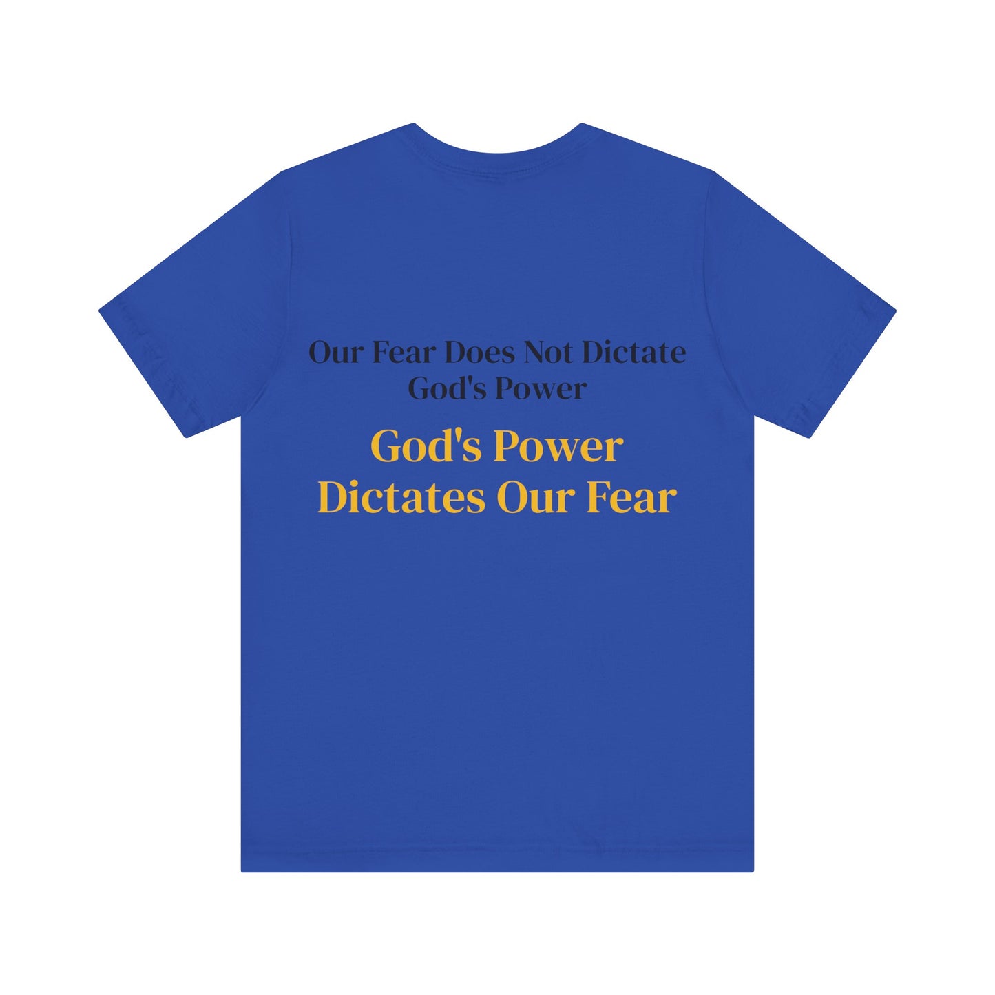 Yellow God's Power Unisex Jersey Short Sleeve Tee