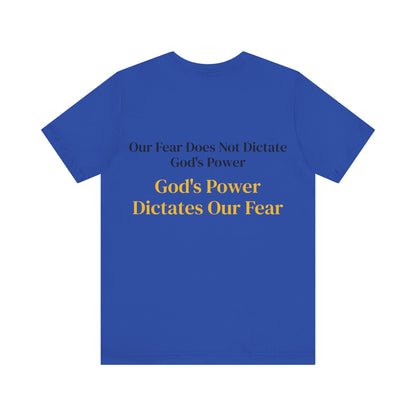 Yellow God's Power Unisex Jersey Short Sleeve Tee