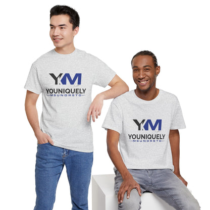 Blue Black YM Logo Unisex Tee