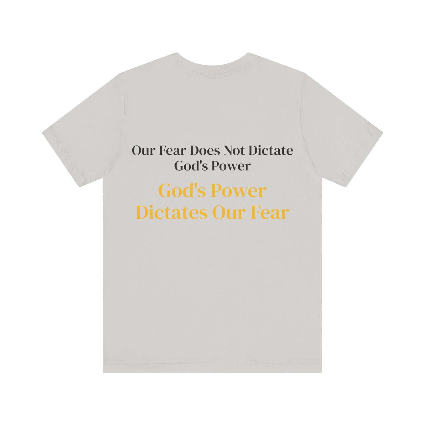 Yellow God's Power Unisex Jersey Short Sleeve Tee