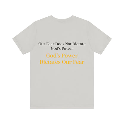 Yellow God's Power Unisex Jersey Short Sleeve Tee