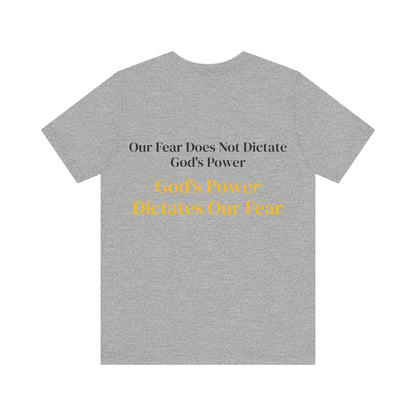 Yellow God's Power Unisex Jersey Short Sleeve Tee