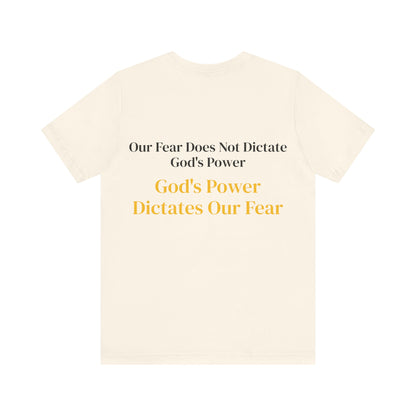 Yellow God's Power Unisex Jersey Short Sleeve Tee