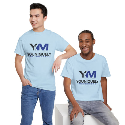 Blue Black YM Logo Unisex Tee