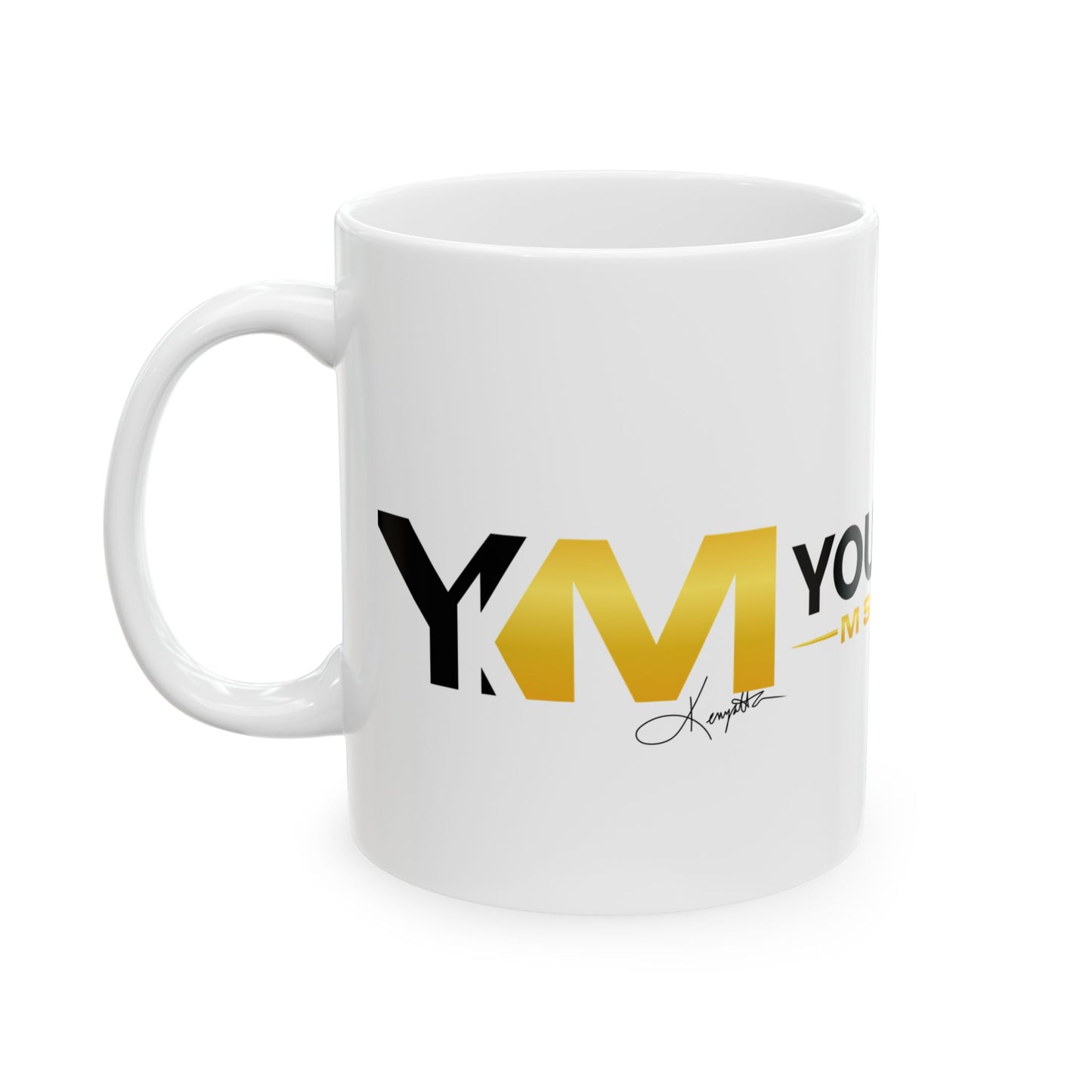 YM Gold With Photo Ceramic Mug 11oz