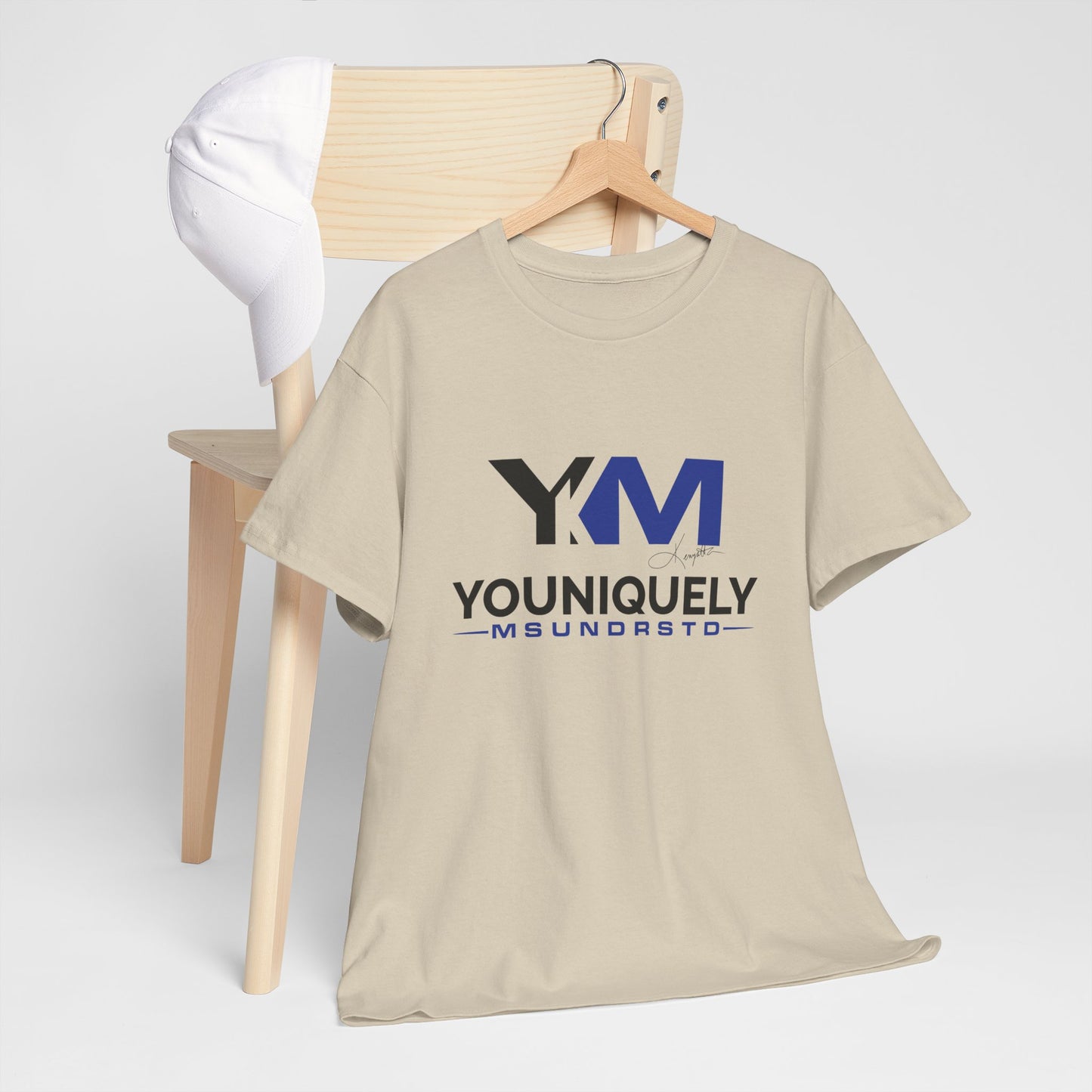 Blue Black YM Logo Unisex Tee