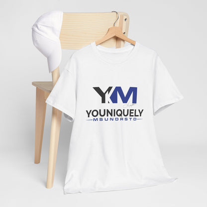 Blue Black YM Logo Unisex Tee