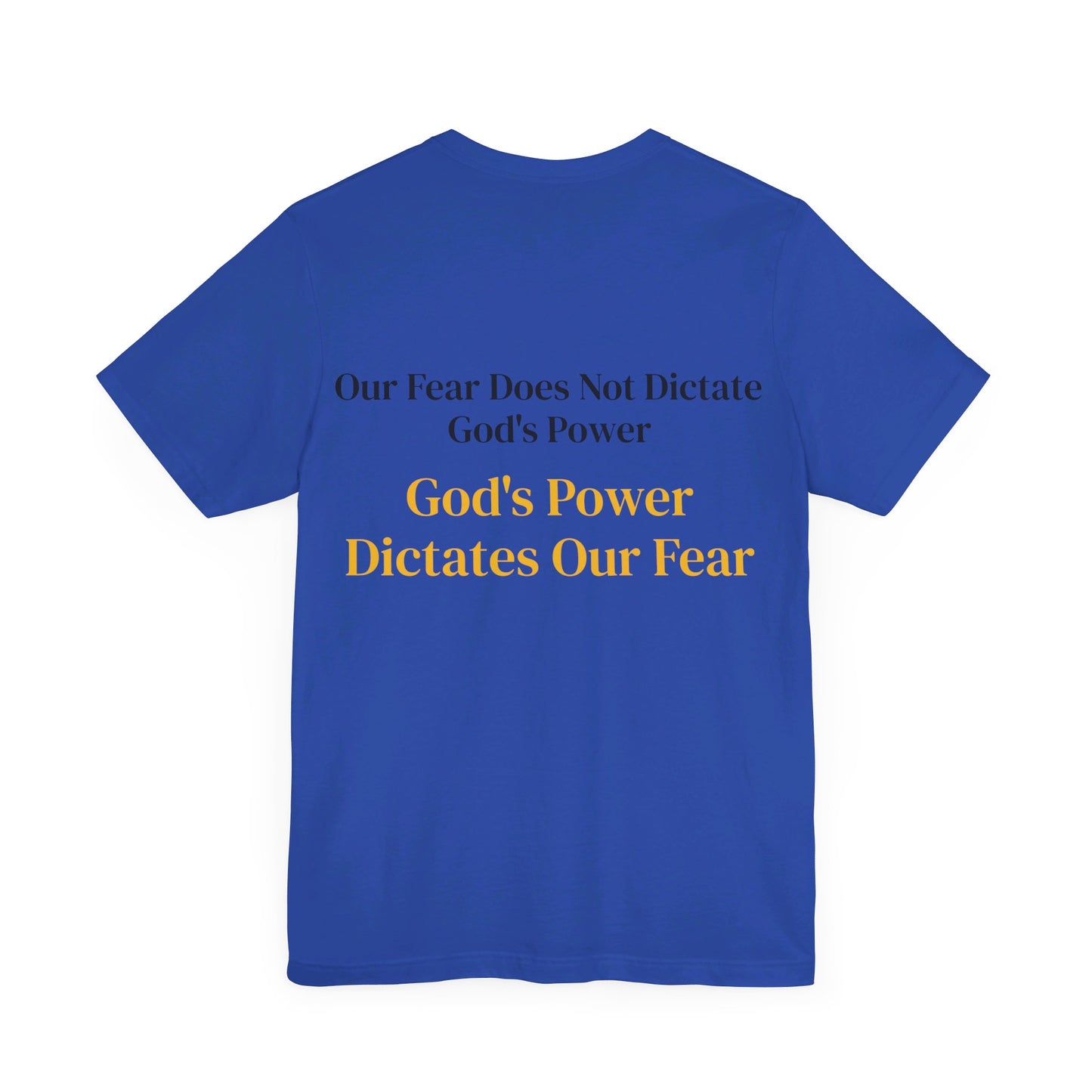 Yellow God's Power Unisex Jersey Short Sleeve Tee