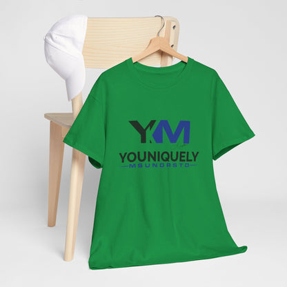 Blue Black YM Logo Unisex Tee