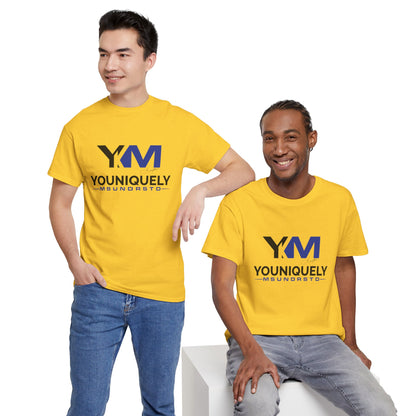 Blue Black YM Logo Unisex Tee