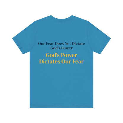Yellow God's Power Unisex Jersey Short Sleeve Tee