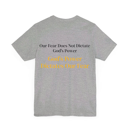 Yellow God's Power Unisex Jersey Short Sleeve Tee