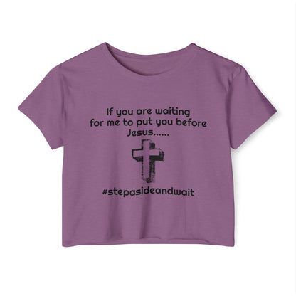 Women’s You Before Jesus Crop Top