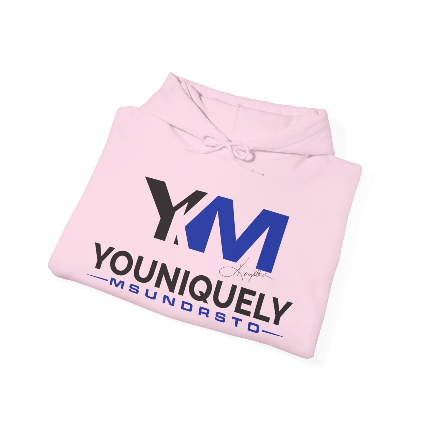 Blue Black YM Logo Sanctification Unisex Hoodie