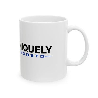 YM Black/Blue No Photo Ceramic Mug 11oz