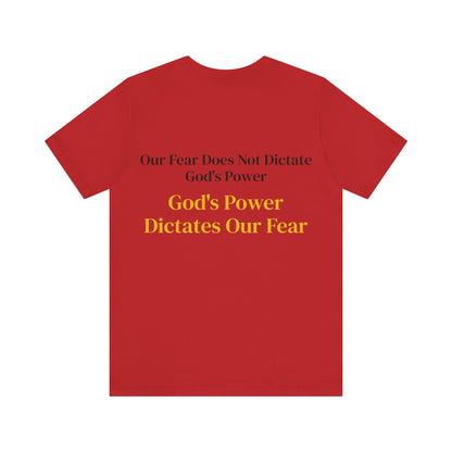 Yellow God's Power Unisex Jersey Short Sleeve Tee