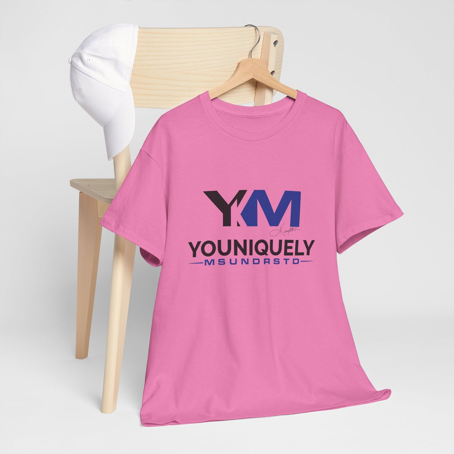 Blue Black YM Logo Unisex Tee