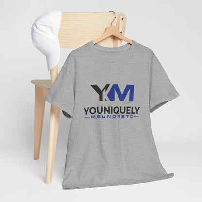 Blue Black YM Logo Unisex Tee